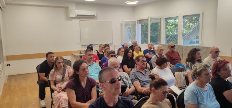 Predstavnici Udruge slijepih na radionici Hrv. saveza slijepih u Premanturi