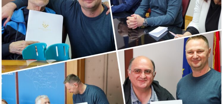 Na potpisivanju ugovora o financiranju Udruga osoba s invaliditetom u BBŽ